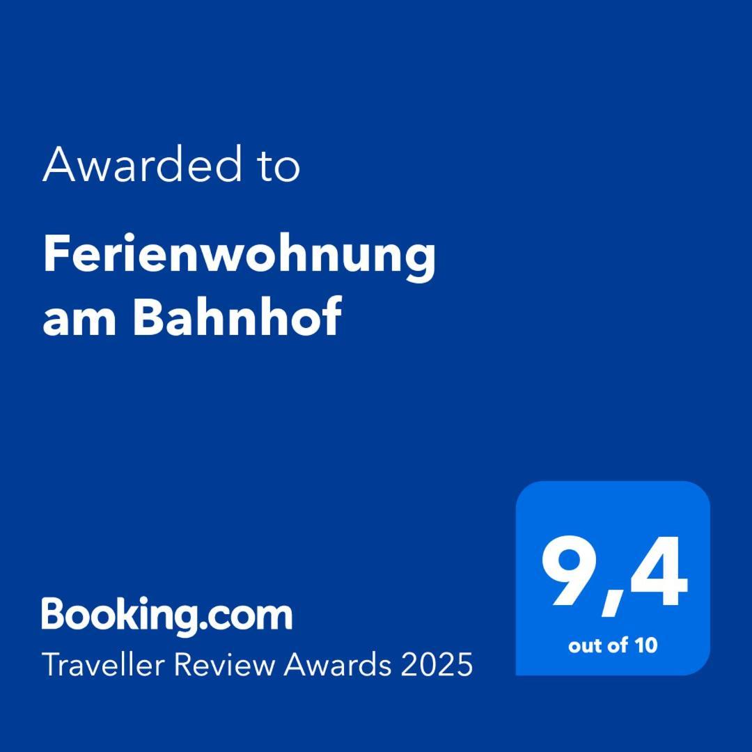 Ferienwohnung Am Bahnhof Bernburg Dış mekan fotoğraf